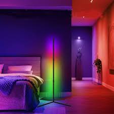 Multiple colors and scene modes for you. Buy Aysdj Rgb Corner Lamp Led Floor Lamp Color Changing Corner Floor Lamp Rgb Floor Lamp With Remote Rgb Lamp For Bedroom Led Corner Lamp For Living Room