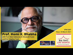 Live Event: In Conversation with Homi Bhabha