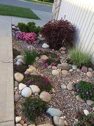 62 Beautiful Front Yard Rock Garden Ideas Rock Garden Design Landscaping With Rocks Budget Garden