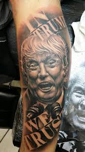 British man gets Donald Trump tattoo because 'great art is controversial'