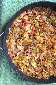 Amish One Pan Ground Beef And Cabbage Skillet Recipe Ground Beef And Cabbage Cabbage Recipes Ground Beef Recipes