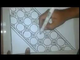 Gambar batik untuk anak sd kelas 1. Cara Gambar Batik Pola Manual Asal Asalan Tapi Hasilnya Lumayan Youtube