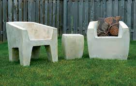 Lightweight Concrete Furniture Some Days I Am Just A Little Bit Bored With Shiny Or Plastic Concrete Outdoor Furniture Concrete Furniture Outdoor Furniture