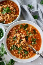 I make this soup really chunky and hearty. Moroccan Chickpea Soup Vegan Gluten Free Not Enough Cinnamon