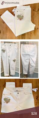 Nwt Dress Barn Embroidered Ankle Jeans 18w Dress Barn Jeans Ankle Jeans Shopping Womens Dresses