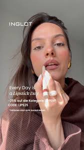 Feiere den Lipstick Day mit INGLOT! 💄 Sichere dir -25 % Rabatt auf  Lippenprodukte. ❤️