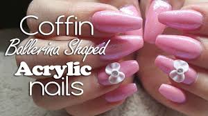 At deeply tempting prices, coffin nails suppliers and. How To Coffin Ballerina Shaped Acrylic Nails Design Youtube