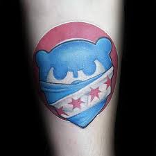 Chicago tattoo flag designs tattoos illinois outline state ink rib heart cage mens side nextluxury sleeve cool meaning forearm discover. 80 Chicago Cubs Tattoo Designs For Men Baseball Ideas