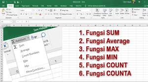 Rumus Dasar Excel Yang Sering Digunakan Agexcel Net