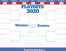 Watch to see who i have as the 2020 nba. Fillable Nba Playoff Bracket Editable 2020 Nba Bracket