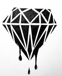 Black Diamond Diamond Drawing Art Black Diamond