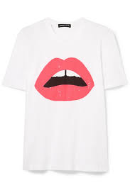 Markus Lupfer Alex Sequined Cotton Jersey T Shirt Net A Porter Com Markus Lupfer Shirts Cotton