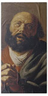 The Penitent Saint Peter Bath Towel by Jan Lievens