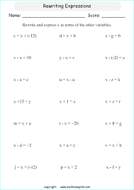 Download algebra worksheets grade 6 from our site. Printable Primary Math Worksheet For Math Grades 1 To 6 Based On The Singapore Math Curriculum