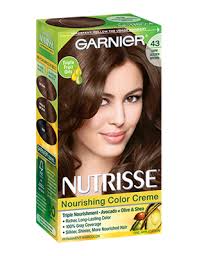 Nutrisse Nourishing Color Creme Dark Golden Brown 43 Garnier Brown Hair Shades Hair Color Nourishing Hair