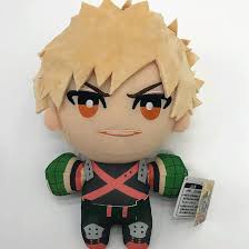 LINKOM Figura de juguete de peluche de anime Boku no Hero de dibujos  animados con llaveros (4 pulgadas, Bakugou Katsuki) : Juguetes y Juegos