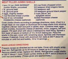 Image Result For San Giorgio Lasagna Recipe On Box Lasagna Recipe On Box Lasagna Recipe Lasagna