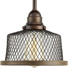 Progress Lighting Tilley Collection 1 Light Antique Bronze Pendant P500078 020 The Home Depot