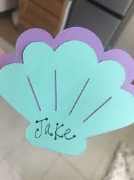 Ra Reslife Seashell Door Tag Easy Simple Mermaid Under The Sea Resident Assistant Door Decorations College Door Decs Dorm Door