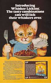1976 Ralston Purina Whisker Lickins Cat Food Magazine Ad Coupon Vintage Cat Cat Food Funny Vintage Ads