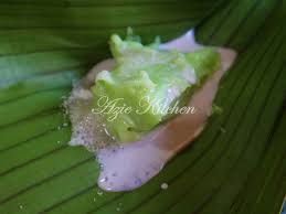 Contohnya daun talas, dan daun pisang. Kuih Jongkong Perak Yang Sangat Sedap Azie Kitchen
