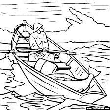 Coloring pages are blank on the back so they can be cut out and displayed. Winslow Homer The Fog Warning