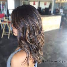 Brown hair with highlights makes a cool style statement. Chocolate Brown Balayage Highlights Medium Ash Blonde Hair Styles Balayage Hair Medium Hair Styles