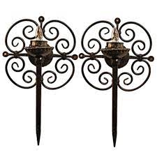 Elegantly style your space with a contemporary take on a timeless fixture. Moorish Spanish Style Wrought Iron Wall Sconces At 1stdibs
