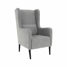 Kényelmes fotel, szürke/fekete, BREDLY - Butorpiac