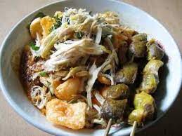 Resep Bubur Ayam Kuah Kuning Asli Jakarta Paling Enak Bumbu Balado Traditional Breakfast Traditional Food Food