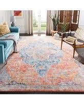 Artful designs in trendy watercolor and abstract motifs. Savings On Safavieh Bristol Collection Btl347c Boho Chic Distressed Area Rug 5 1 X 7 6 Camel Blue