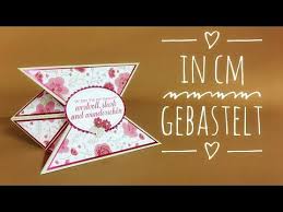 Anleitung Dreieck Stehkarte Mit Stampin Up Produkten Youtube Stehkarten Karten Basteln Karten Selber Basteln