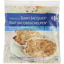 Combien de calories dans une coquille saint jacques ? Coquilles Saint Jacques Cuisinees A La Bretonne Carrefour Les 4 Coquilles De 90g A Prix Carrefour