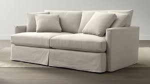 Lounge 83 Slipcovered Sofa Dove With Contrast Topstitching Sofa Slipcovered Sofa Stylish Sofa Bed