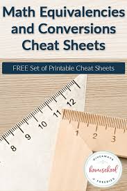 Folge deiner leidenschaft bei ebay! Free Measurement And Conversion Printables And Cheatsheets Homeschool Giveaways