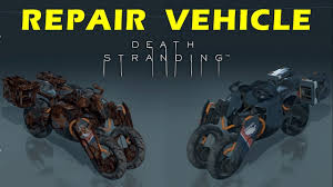 How To Repair Vehicle Bike In Death Stranding Where To Find Garage Youtube