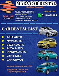 Check spelling or type a new query. Update Poster Baru Kereta Sewa Kuching Sarawak Maba Facebook