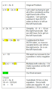 Equations With Variables On Both Sides Algebra Equations Studying Math Teaching Math