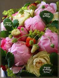 Of course, it is more suitable for birthday women who love flowers, they will be very pleased to gen such images. Pin By Dragos Elena On Flori Birthday Flowers Happy Birthday Flower Happy Birthday Cards