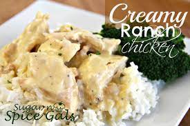 Creamy Ranch Crock Pot Chicken Sugar N Spice Gals Recipe Recipes Crock Pot Cooking Crockpot Chicken