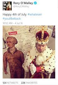 Rory O Malley Loves Being King George Iii So Much Hamilton Musical Hamilton Funny Hamilton Memes