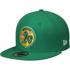 Men S New Era Green Oakland Athletics Cooperstown Collection Wool Standard 2 59fifty Fitted Hat Fitted Hats Hats New Era