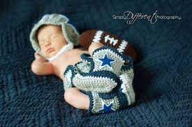 Pin By Estrella Guzman On Crochet Knit Projects By Briana K Dallas Cowboys Outfits Cowboy Outfits Baby Cowboy