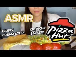 Asmr Crunchy Salad Zuppa Soup Pizza Hut Crunchy Eating Sound No Talking Asmr Spot Youtube