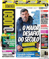 Comparing o jogo vs sporting may also be of use if you are interested in such closely related search terms as ver o jogo sporting vs porto, ver o jogo sporting. Capa Jornal O Jogo 1 Novembro 2020 Capasjornais Pt