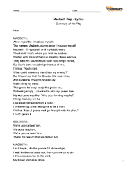 Let me know what you think about the flow and content. Macbeth Rap Fill Online Printable Fillable Blank Pdffiller