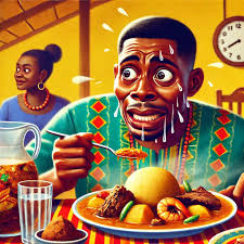 So there I was, standing by the roadside, watching my very fat uncle, Uncle  Mike, run like a madman. Stomach bouncing, slippers flying, and sweat  dripping like he was in a wrestling