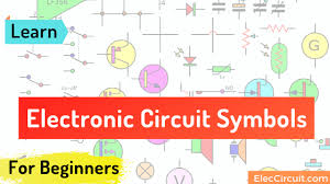 In electrical and electronics engineering, we use different types of drawings or diagrams to represent a certain electrical system or circuit.these electrical circuits are represented by lines to represent wires and symbols or icons to represent electrical and electronic components.it helps in better understanding the connection between. Electronic Circuit Symbols And Diagrams Eleccircuit Com