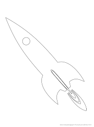 Ausmalbilder Raketen Und Weltall