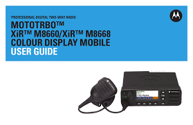 The driven automotive network is. Motorola Xir M8668 User Guide Manualzz